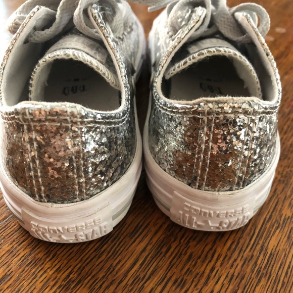 Silver glitter Converse - Picture 3 of 3